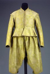 Jagdkleid bestehend aus Wams und Hose aufwendig verziertes Wams und Hose