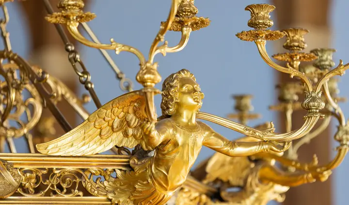 Kronleuchter im Propositionssaal (Detail)