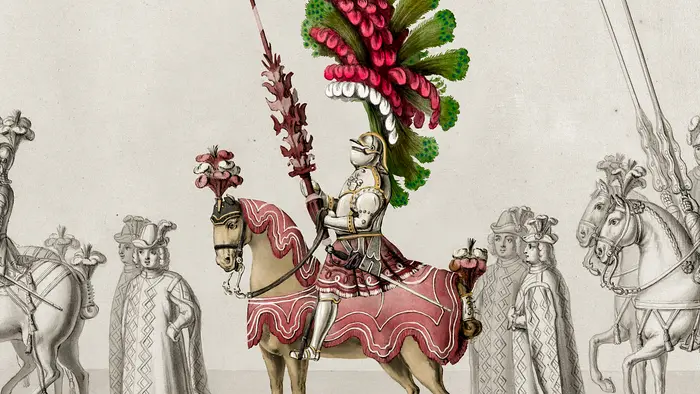 Illustration eines Ritters