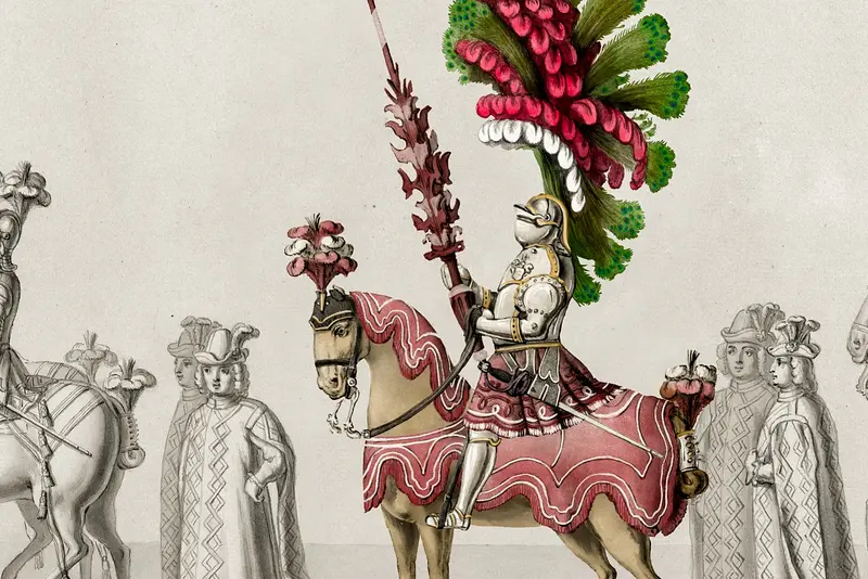 Illustration eines Ritters