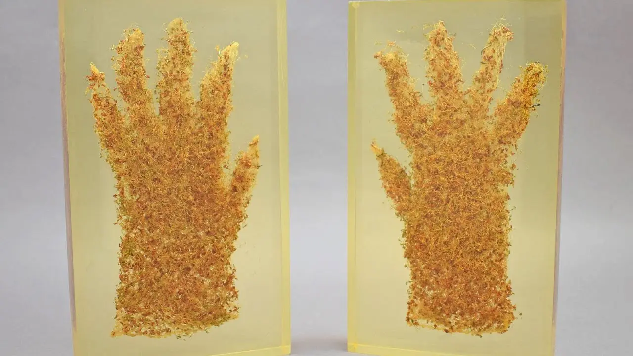 Werke aus der Schenkung Sammlung Hoffmann (1): Teresa Murak, Ohne Titel (Handschuhe)